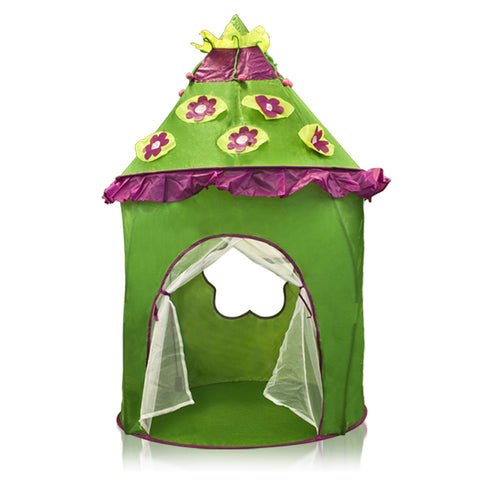 Kids Play Tent Green Child Canopy Castle Play House Hut Indoor Outdoor