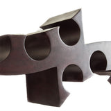 Wine Rack Wall Mount Decorative Art Decor Wood Design Wine Holder