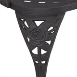 Patio Garden Bench Cast Aluminum Outdoor Garden Yard Solid Construction