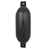 4 Ribbed Marine 6.5" X 23" Boat Fender Black Vinyl Bumper Dock Protection Black