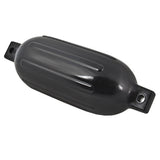 4 Ribbed Marine 6.5" X 23" Boat Fender Black Vinyl Bumper Dock Protection Black
