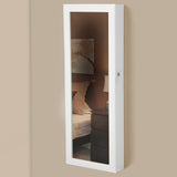 Mirrored Armoire Jewelry Storage Case