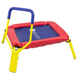 Mini Trampoline 34" Handrail Bar Pad Indoor Kids Child Rebounder Jumper Bouncer