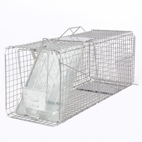 Raccoon Skunk Poss Humane Animal Trap 31"x12"x12" Cage Rabbit Cat Live