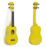 Soprano Uke Ukulele Ukelele Black with Rosewood Fingerboard & Bridge