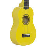 Soprano Uke Ukulele Ukelele Black with Rosewood Fingerboard & Bridge