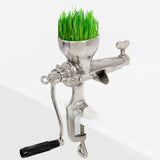 New Stainless Steel Wheat Grass Hand Juicer Manual Juice Wheatgrass Extractor