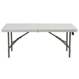 Indoor Outdoor 4' Portable Folding Table