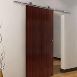 6.6 FT Modern Stainless Steel Interior Sliding Barn Wood Door Hardware Track Set