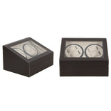 Watch Winder 4 + 6 Leather Storage Display Case Box Automatic Rotation