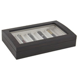 Pen or Pencil Holder Display Organizer Case Made of Ebony Wood as Storage Box for Collector