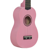 Pink Soprano Ukelele w/ Rosewood Fingerboard & Bridge