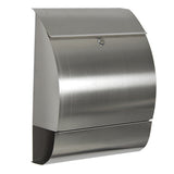 Mailbox Stainless Steel Locking Letterbox Postal Box Modern Design