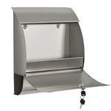 Mailbox Stainless Steel Locking Letterbox Postal Box Modern Design