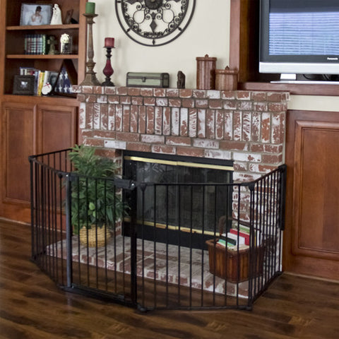 Baby Safety Metal Hearth Fireplace Gate