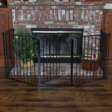 Baby Safety Metal Hearth Fireplace Gate