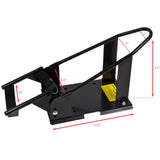 Universal Motorcycle Removable Wheel Tire Chock Nest Cradle Adjustable