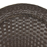 Outdoor Wicker Rocking Lounge Chair Weather Proof Patio Furniture Yard Garden