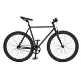 Black/Blk 54CM Fixie Bike Steel Frame Gear Single Speed Sport Road Track Bicycle