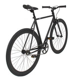 Black/Blk 54CM Fixie Bike Steel Frame Gear Single Speed Sport Road Track Bicycle