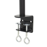 Dual LCD Monitor Desk Mount Stand Clamp Bracket Adjustable 2 Screens up to 27"