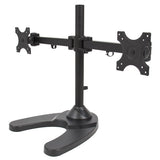 Dual LCD Monitor Desk Stand/Mount Free Standing Adjustable 2 Screens up to 24"