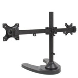 Dual LCD Monitor Desk Stand/Mount Free Standing Adjustable 2 Screens up to 24"