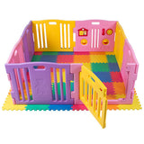 Rainbow Interlocking EVA Foam Baby Mat Children Crawling Playing Floor 36 PCS