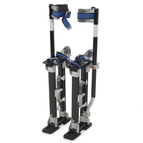 Drywall Stilts 18-30 Inch Aluminum Tool Stilt For Painting Painter Taping (Black)