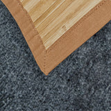 Bamboo Area Rug Carpet Indoor Outdoor  5' X 8'  100% Natural Bamboo Wood