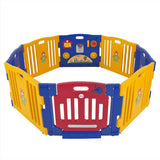 Baby Playpen Kids 8 Panel Safety Play Center Yard Home Indoor Outdoor
