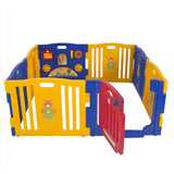 Baby Playpen Kids 8 Panel Safety Play Center Yard Home Indoor Outdoor