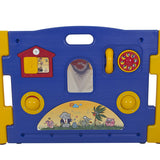 Baby Playpen Kids 8 Panel Safety Play Center Yard Home Indoor Outdoor