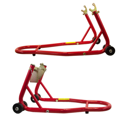 Motorcycle Bike Stand Front & Rear Stand Swingarm Lift Auto Bike Shop