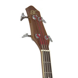 Electric Acoustic Bass Guitar Natural With Equalizer Solid Construction