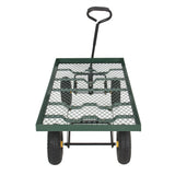 Wagon Garden Cart Nursery Trailer Heavy Duty Cart Yard Gardening Patio