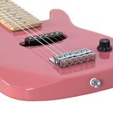Electric Guitar Kids 30" Pink Guitar With Amp + Case + Strap