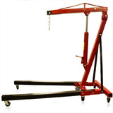 Cherry Picker Engine Hoist 2 Ton Folding Picker Shop Crane Auto Car Shop