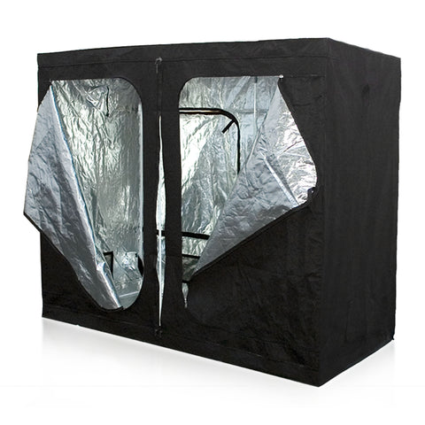 Reflective 96"X48"X78" Hydroponic 600D Grow Room Tent Large Window Mylar Cabinet