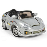 Ride On Car Kids W/ MP3 Electric Battery Power Remote Control RC Silver