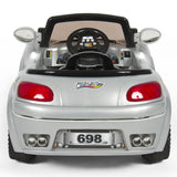Ride On Car Kids W/ MP3 Electric Battery Power Remote Control RC Silver