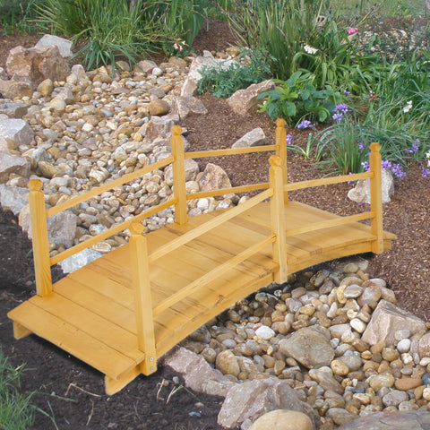 Decorative Wood Garden Pond Bridge